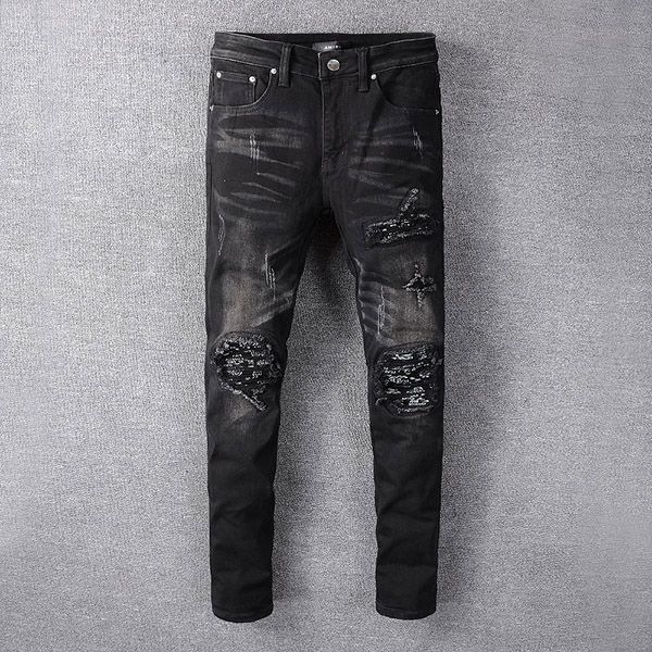 2020 mens jeans fashion designer jeans men's jeans hole mens designer pants mens luxury designer clothes classic hip hop jeans#609, Blue
2020 mens jeans fashion designer jeans men's jeans hole mens designer pants mens luxury designer clothes classic hip hop jeans#609, Blue