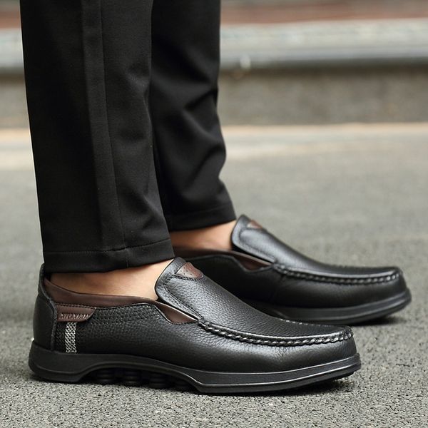 summer 2019 men fashion british leather shoes outdoor casual shoes business men for casual men streetwear, Black
summer 2019 men fashion british leather shoes outdoor casual shoes business men for casual men streetwear, Black