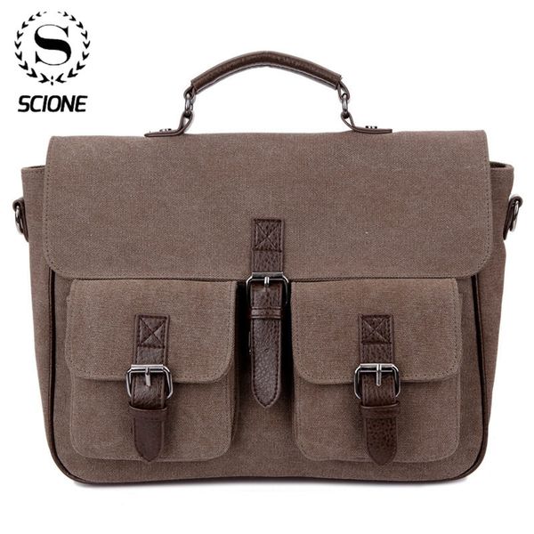 scione men canvas briefcase travel bags suitcase classic messenger shoulder bag tote handbag big casual business laptop
scione men canvas briefcase travel bags suitcase classic messenger shoulder bag tote handbag big casual business laptop
