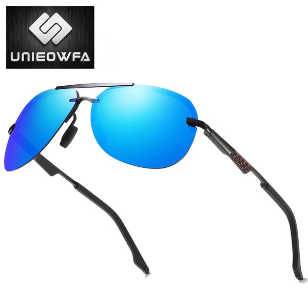 unieowfa men rimless sunglasses male hd polarized blue mirror pilot sun glasses for men polaroid uv400 shades for, White;black
unieowfa men rimless sunglasses male hd polarized blue mirror pilot sun glasses for men polaroid uv400 shades for, White;black