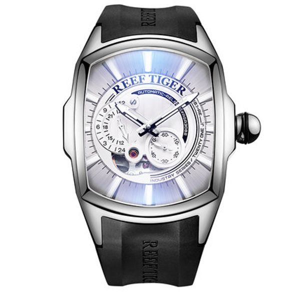 2019 reef tiger/rt new arrival men's sport automatic watches steel case white dial black rubber strap rga3069s, Slivery;brown
2019 reef tiger/rt new arrival men's sport automatic watches steel case white dial black rubber strap rga3069s, Slivery;brown