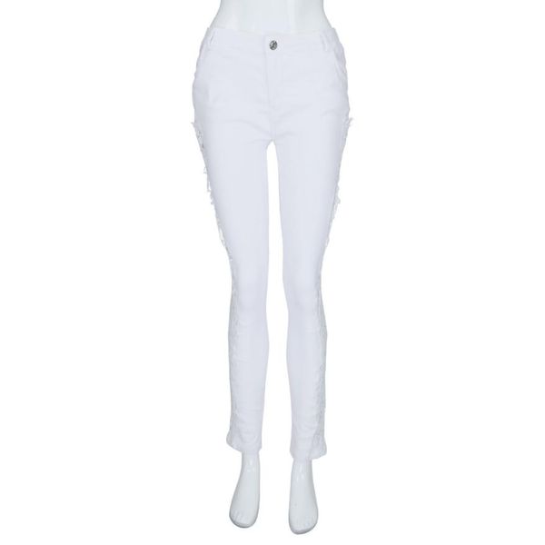 woman jeans new fashion women casual flower lace insert low waist jeans hollow out long pants 7.13, Blue
woman jeans new fashion women casual flower lace insert low waist jeans hollow out long pants 7.13, Blue