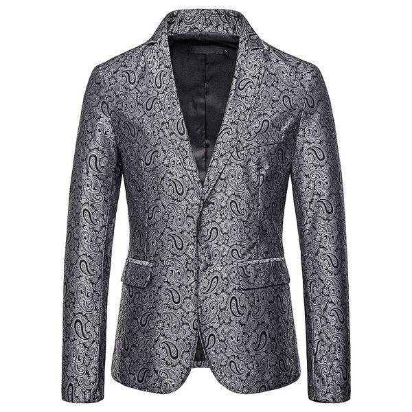 mens nightclub paisley blazer jacket 2020 brand slim fit two button blazer men business wedding groom tuxedo male costume, White;black
mens nightclub paisley blazer jacket 2020 brand slim fit two button blazer men business wedding groom tuxedo male costume, White;black
