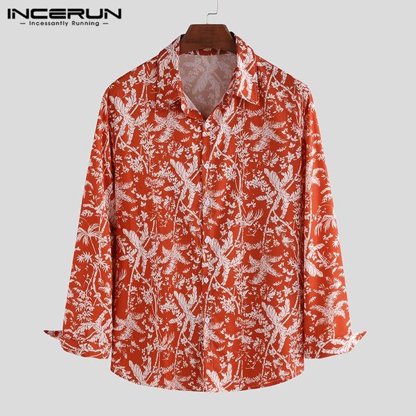 men's casual shirts fashion men hawaiian shirt printed vacation turn-down collar long sleeve streetwear blouse 2021 incerun s-3xl, White;black
men's casual shirts fashion men hawaiian shirt printed vacation turn-down collar long sleeve streetwear blouse 2021 incerun s-3xl, White;black