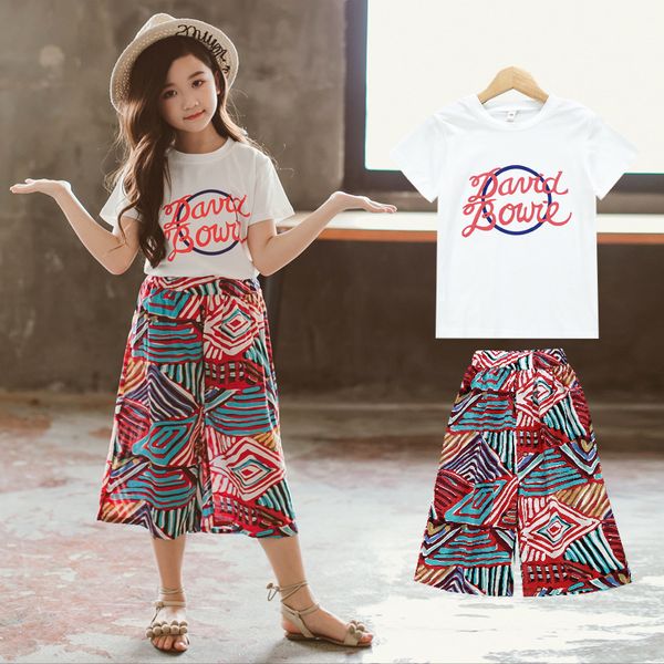 clothes for girls sets kids fashion short-sleeved + wide leg pants two piece set children summer suit girls outfits 8 9 10 years, White
clothes for girls sets kids fashion short-sleeved + wide leg pants two piece set children summer suit girls outfits 8 9 10 years, White