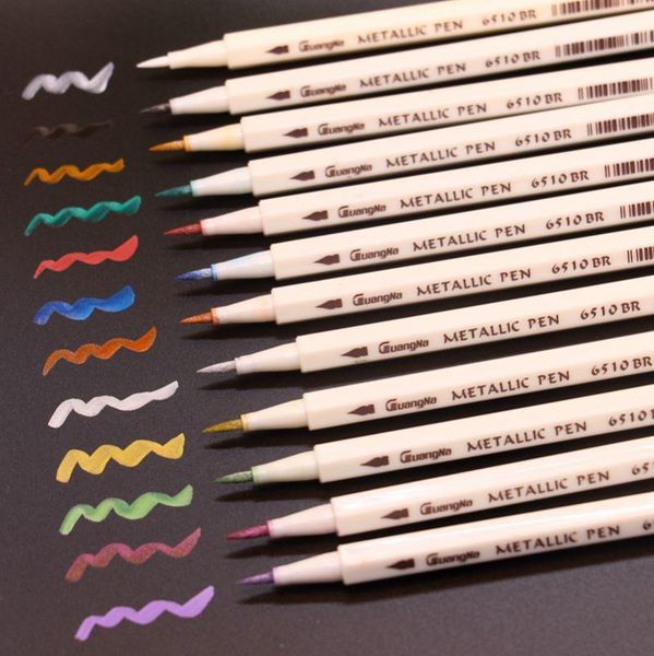 gift sets 30 pcs/lot metallic micron pen detailed marking color metal marker for black paper drawing school art supplies
gift sets 30 pcs/lot metallic micron pen detailed marking color metal marker for black paper drawing school art supplies