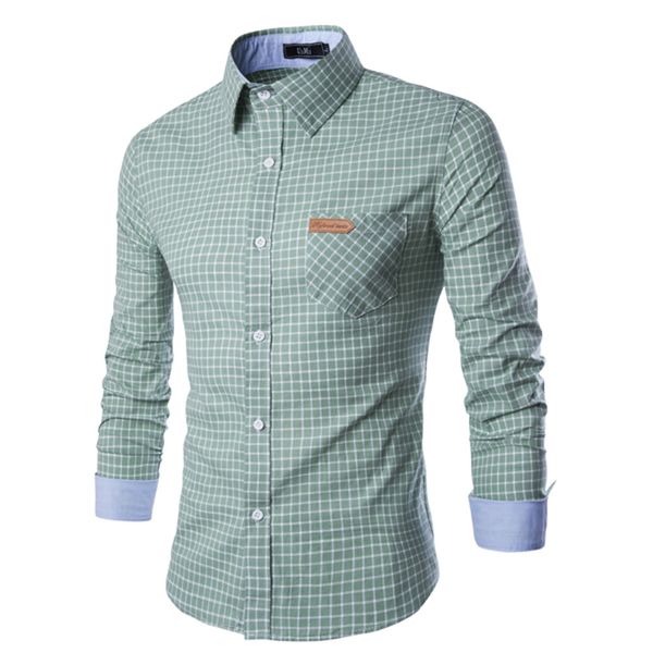 2018 fashion men autumn casual plaid print long sleeve button slim shirt blouse shirt in plaid for men camiseta masculina, White;black
2018 fashion men autumn casual plaid print long sleeve button slim shirt blouse shirt in plaid for men camiseta masculina, White;black