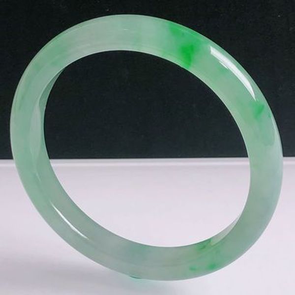 zheru jewelry natural myanmar jade light green 54mm-64mm two-color bracelet elegant princess bracelet, Golden;silver
zheru jewelry natural myanmar jade light green 54mm-64mm two-color bracelet elegant princess bracelet, Golden;silver