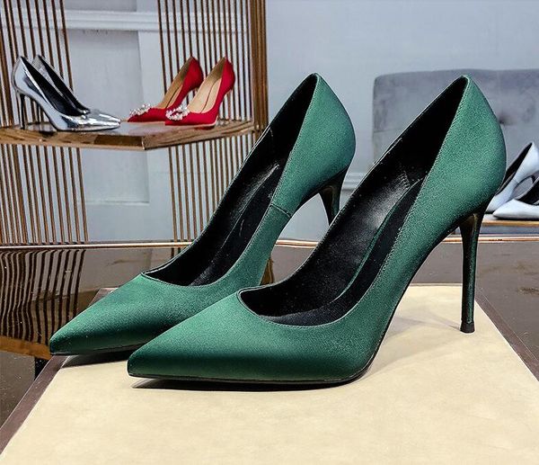 designer luxury woman blackish green pumps dress shoes slip-on celebrity high heels solid pointed toes stiletto party shoes with box, Black
designer luxury woman blackish green pumps dress shoes slip-on celebrity high heels solid pointed toes stiletto party shoes with box, Black