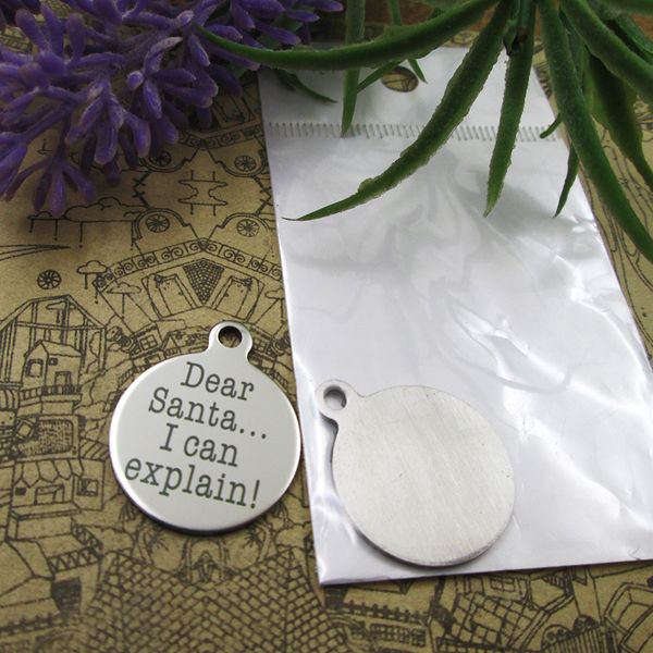40pcs--"dear santa i can explain-"stainless steel charms more style for choosing diy charms pendants for necklace, Bronze;silver
40pcs--"dear santa i can explain-"stainless steel charms more style for choosing diy charms pendants for necklace, Bronze;silver