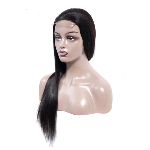 13x4 lace front human hair wigs for women pre plucked brazilian straight lace frontal wig with baby hair remy with baby hair remy, Black
13x4 lace front human hair wigs for women pre plucked brazilian straight lace frontal wig with baby hair remy with baby hair remy, Black