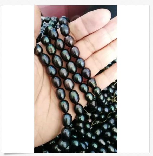 stunning 12-13mm baroque tahitian black geen pearl necklace24inch 14k, Silver
stunning 12-13mm baroque tahitian black geen pearl necklace24inch 14k, Silver
