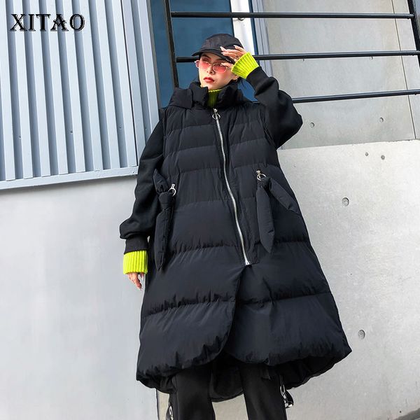 xitao long black parka women fashion new pocket hooded collar elegant small fresh 2019 winter wide waist parkas vest dmy1242, Black;white
xitao long black parka women fashion new pocket hooded collar elegant small fresh 2019 winter wide waist parkas vest dmy1242, Black;white
