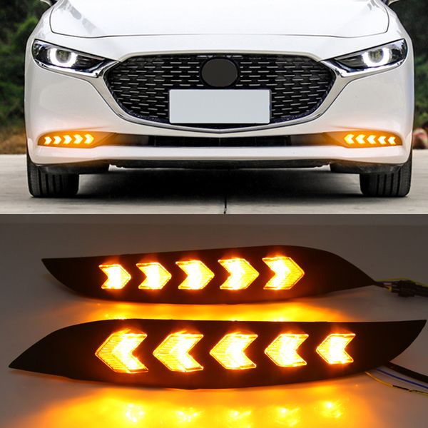 1 pair led daytime running light waterproof 12v flow yellow turn signal light bumper lamp led drl for mazda 3 axela 2019 2020
1 pair led daytime running light waterproof 12v flow yellow turn signal light bumper lamp led drl for mazda 3 axela 2019 2020