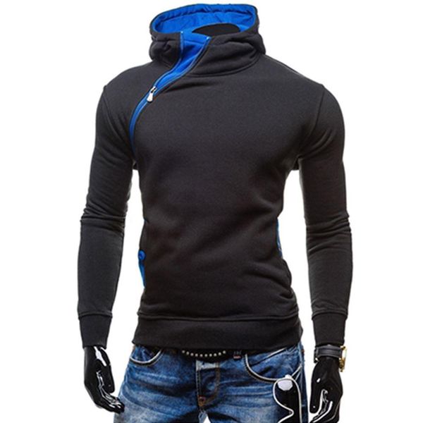 2017 fashion new oblique zipper style men hoodies spring clothing slim fit poleron hombre plus size m-2xl assassins creed hoodie, Black
2017 fashion new oblique zipper style men hoodies spring clothing slim fit poleron hombre plus size m-2xl assassins creed hoodie, Black