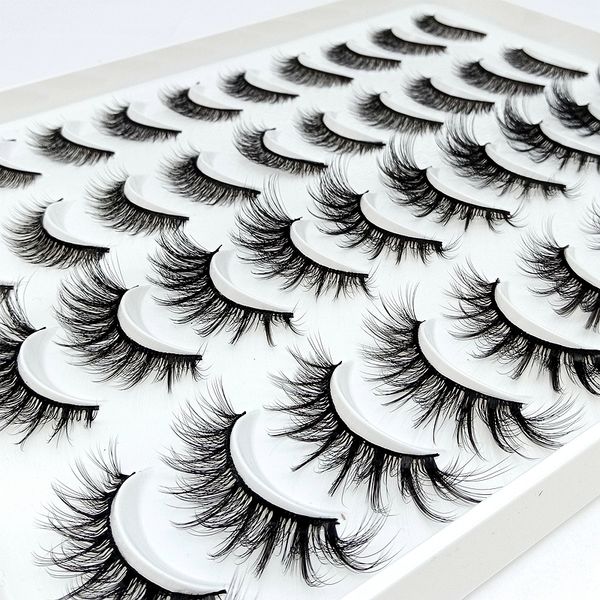 hbzgtlad 20 pairs 15-25mm natural 3d false eyelashes fake lashes makeup kit mink lashes extension mink eyelashes maquiagem
hbzgtlad 20 pairs 15-25mm natural 3d false eyelashes fake lashes makeup kit mink lashes extension mink eyelashes maquiagem