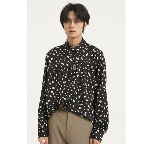 men new long sleeve casual print shirt male japan korea streetwear hip hop retro fashion loose dress shirts, White;black
men new long sleeve casual print shirt male japan korea streetwear hip hop retro fashion loose dress shirts, White;black