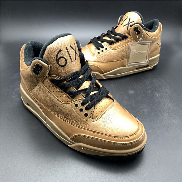 TOP 6IX 3s Basketball Shoes Bronze Gold Mens New Designer Fashion Upper Leather Outdoor Trainer Sports Sneaker Size 7-12
TOP 6IX 3s Basketball Shoes Bronze Gold Mens New Designer Fashion Upper Leather Outdoor Trainer Sports Sneaker Size 7-12