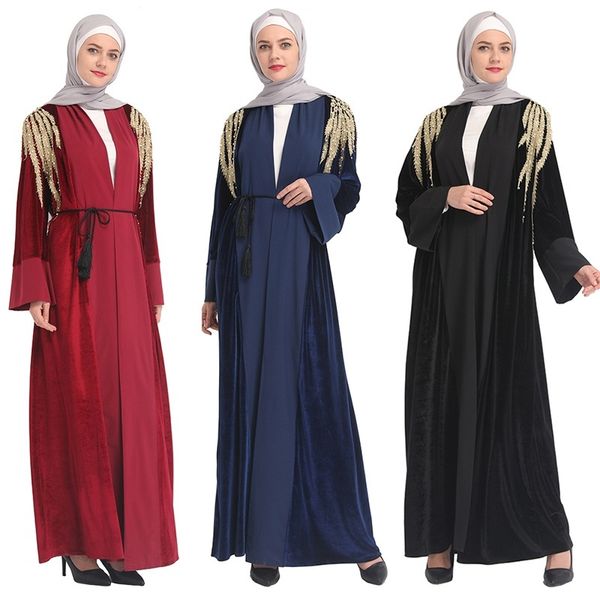 ethnic clothing abayas for women kaftan velvet abaya turkey muslim hijab dress qatar ramadan caftan marocain robe dubai turkish islamic, Red
ethnic clothing abayas for women kaftan velvet abaya turkey muslim hijab dress qatar ramadan caftan marocain robe dubai turkish islamic, Red