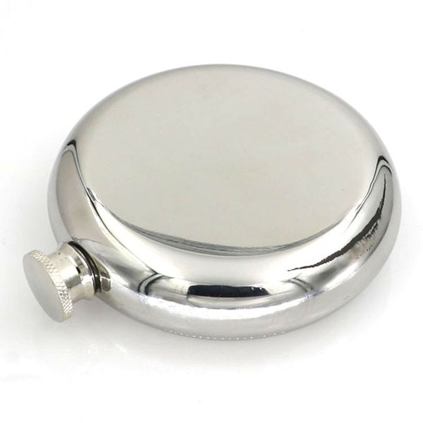 round stainless steel pocket flask with build-in sglass 5oz hip flask mirror polished mini alcohol bottles
round stainless steel pocket flask with build-in sglass 5oz hip flask mirror polished mini alcohol bottles