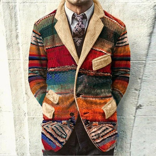 men's jacket, Black;brown