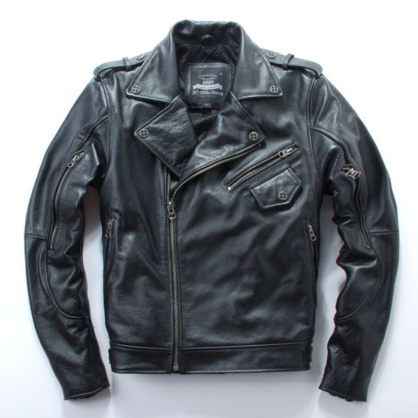 2018 mens leather jacket cowhide motorcycle clothing lapel oblique zipper letter embroidery autumn winter coat, Black
2018 mens leather jacket cowhide motorcycle clothing lapel oblique zipper letter embroidery autumn winter coat, Black