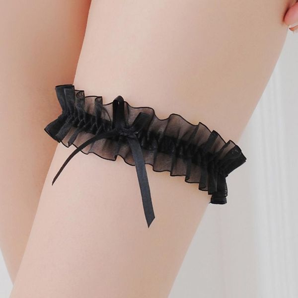 and sweet silk bow leg ring women girl wedding party thigh ring loop stocking garter belt sleep wears black and white, Black;white
and sweet silk bow leg ring women girl wedding party thigh ring loop stocking garter belt sleep wears black and white, Black;white