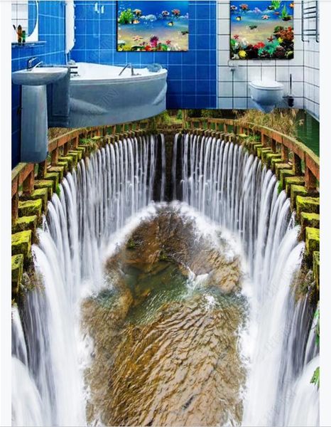 custom 3d self-adhesive floor mural wallpaper interior decoration weimei waterfall water washroom living room 3d waterproof floor sticker
custom 3d self-adhesive floor mural wallpaper interior decoration weimei waterfall water washroom living room 3d waterproof floor sticker