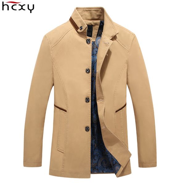 hcxy 2019 autumn new men's cotton washed jackets coats men 100% cotton male trench coat outwear man solid color, Black;brown
hcxy 2019 autumn new men's cotton washed jackets coats men 100% cotton male trench coat outwear man solid color, Black;brown