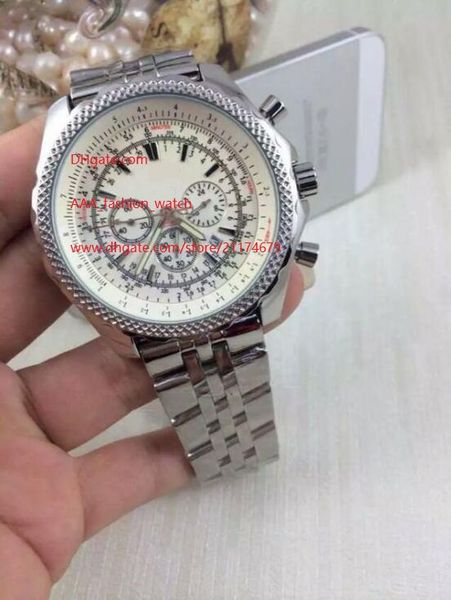 factory supplier luxury wristwatches 47mm quartz chronograph white dial stainless steel mens men's watch watches, Slivery;brown
factory supplier luxury wristwatches 47mm quartz chronograph white dial stainless steel mens men's watch watches, Slivery;brown