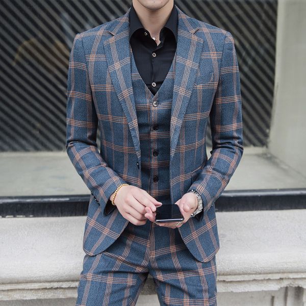 plus size 4xl 5xl 3 pieces men suit slim fit mens plaid suits groom wedding suit men's formal suits with pants, White;black
plus size 4xl 5xl 3 pieces men suit slim fit mens plaid suits groom wedding suit men's formal suits with pants, White;black