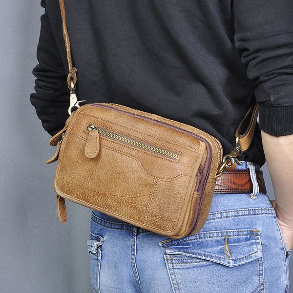 fashion original real leather male casual multi-function messenger satchel 8" tablet shoulder bag fanny waist belt pack men 2054
fashion original real leather male casual multi-function messenger satchel 8" tablet shoulder bag fanny waist belt pack men 2054