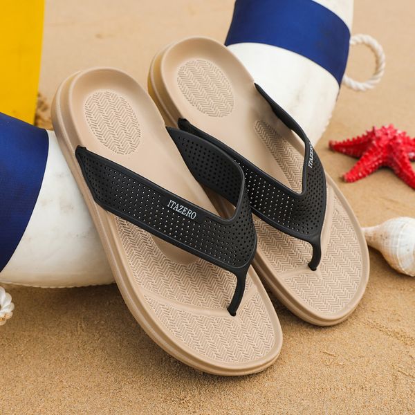 flip-flops men shoes summer brand design flat bottom sandals seaside vacation beach flip-flops non-slip sandals, Black
flip-flops men shoes summer brand design flat bottom sandals seaside vacation beach flip-flops non-slip sandals, Black