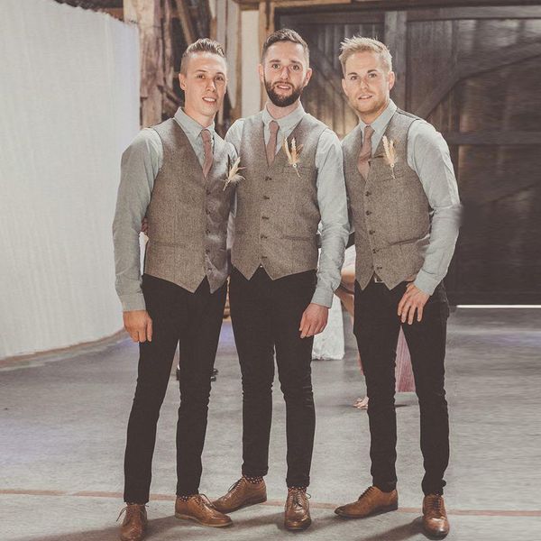 gray wool tweed vests for wedding custom made formal groom's suit vest slim fit waistcoat for men plus size, Black
gray wool tweed vests for wedding custom made formal groom's suit vest slim fit waistcoat for men plus size, Black