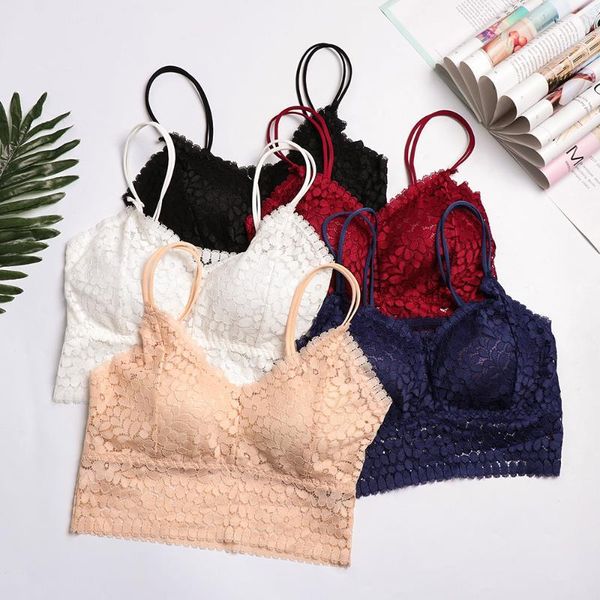 push up bra women lace bralette lingerie underwear wireless padded seamless bra ultra strap padded hollow, Red;black
push up bra women lace bralette lingerie underwear wireless padded seamless bra ultra strap padded hollow, Red;black