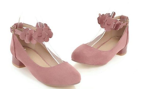 2019 suede flower women's shoes in spring and autumn with new style low heel shallow mouth, Black 
2019 suede flower women's shoes in spring and autumn with new style low heel shallow mouth, Black