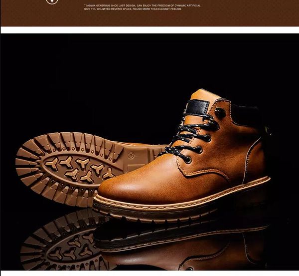 2019 mens boots brown black winter boots designer leather comfortable ankle martin boots outdoor casual shoes size eur 40-44
2019 mens boots brown black winter boots designer leather comfortable ankle martin boots outdoor casual shoes size eur 40-44