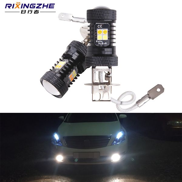 rxz 2pcs h3 led high power 3030leds 16smd for car fog light daytime running lights drl lamps double color white/amber switchable
rxz 2pcs h3 led high power 3030leds 16smd for car fog light daytime running lights drl lamps double color white/amber switchable
