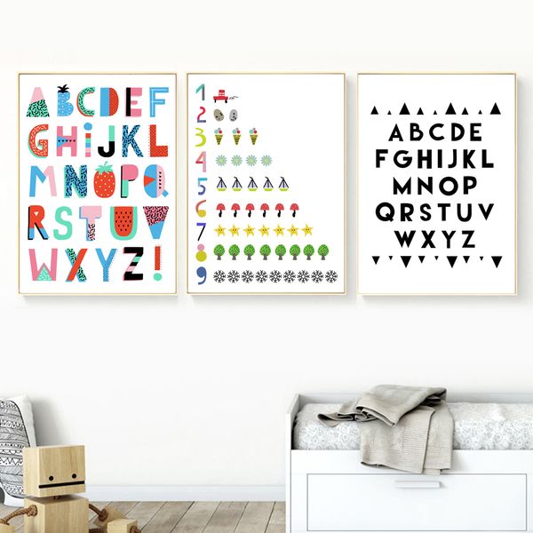 scandinavian creative alphabet numbers wall art canvas painting nordic posters and prints wall pictures kids room nursery decor
scandinavian creative alphabet numbers wall art canvas painting nordic posters and prints wall pictures kids room nursery decor