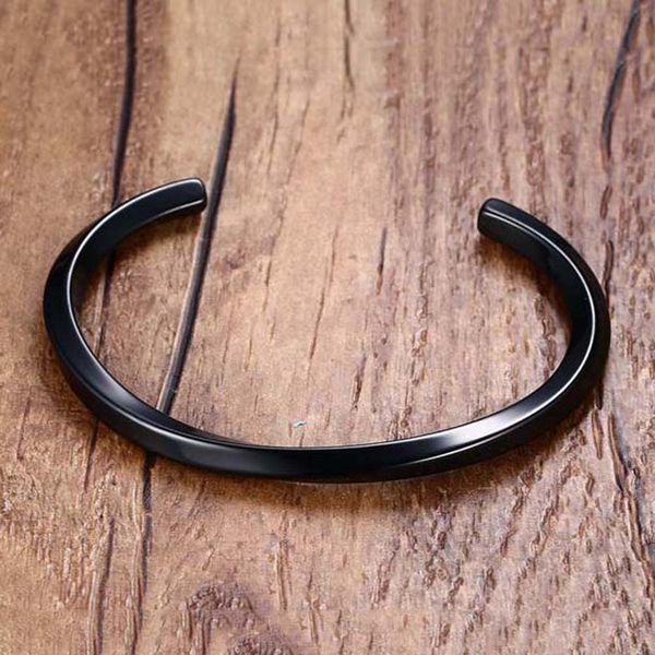 punk silver black cuff bangle for men and women quality stainless steel trendy bangle bracelet titanium jewelry
punk silver black cuff bangle for men and women quality stainless steel trendy bangle bracelet titanium jewelry