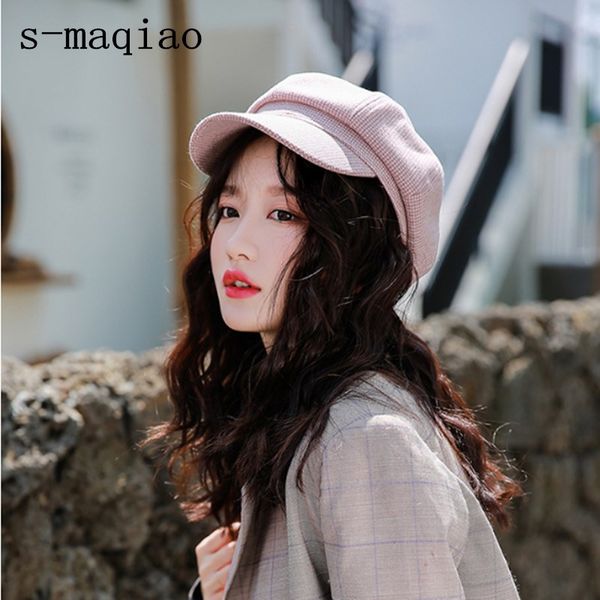 new women wool beret autumn winterhats for women octagonal cap fashion painter hat newsboy caps female 2019, Blue;gray
new women wool beret autumn winterhats for women octagonal cap fashion painter hat newsboy caps female 2019, Blue;gray
