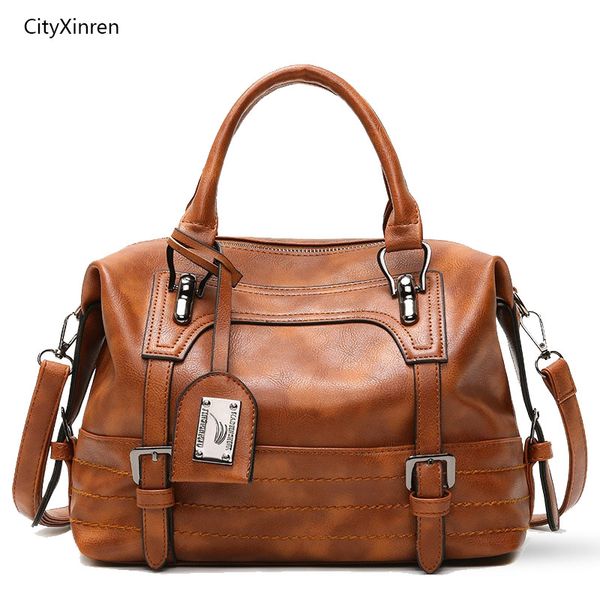 retro oil wax leather boston bag 2020 new texture female bag temperament pendant handbag european style shoulder diagonal
retro oil wax leather boston bag 2020 new texture female bag temperament pendant handbag european style shoulder diagonal