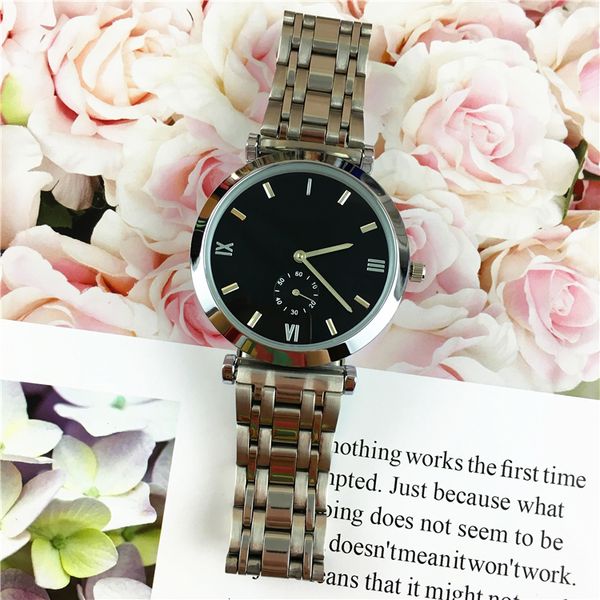 famous designer women men watch quartz steel strap lover watch quartz business classic sports quartz leisure folding buckle, Slivery;brown
famous designer women men watch quartz steel strap lover watch quartz business classic sports quartz leisure folding buckle, Slivery;brown