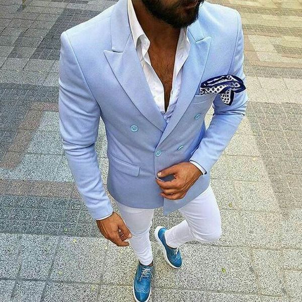 Italy Groom Tuxedo Slim Fit Men Suits for Wedding Blue Business Man Blazer trajes de hombre Classy Costume Homme 2Piece Terno Masculino
Italy Groom Tuxedo Slim Fit Men Suits for Wedding Blue Business Man Blazer trajes de hombre Classy Costume Homme 2Piece Terno Masculino