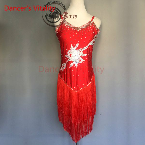 dancer's vitality 2017 new brand harness style double v collar latin dance dress women salsa samba tango cha-cha dancing dresses, Black;red
dancer's vitality 2017 new brand harness style double v collar latin dance dress women salsa samba tango cha-cha dancing dresses, Black;red