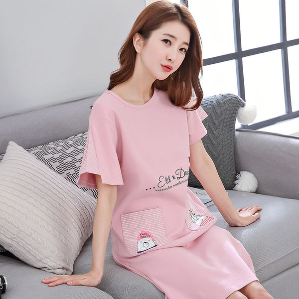 3xl cute cotton nightgown women short sleeve print nightwear sleepwear female cartoon pocket night dress home sleepshirt nighty, Black;red
3xl cute cotton nightgown women short sleeve print nightwear sleepwear female cartoon pocket night dress home sleepshirt nighty, Black;red