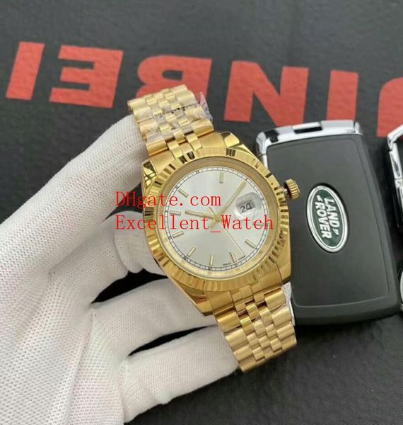 4 colour sell mens watches 41 mm 126334 126333 18k yellow gold date sapphire glass asia 2813 mechanical mens watches, Slivery;brown
4 colour sell mens watches 41 mm 126334 126333 18k yellow gold date sapphire glass asia 2813 mechanical mens watches, Slivery;brown