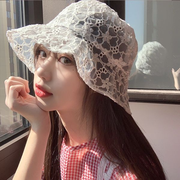 2020 women's ins lace breathable sun niche all-match fisherman tide bucket bucket hat lace fisherman hat, Blue;gray
2020 women's ins lace breathable sun niche all-match fisherman tide bucket bucket hat lace fisherman hat, Blue;gray
