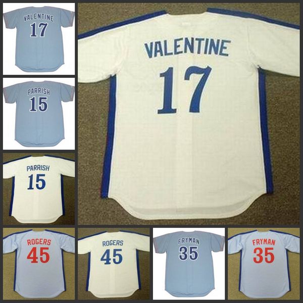 montreal expos 17 ellis valentine 15 larry parrish 45 steve rogers 35 woodie fryman 1982 home baseball jersey, Black
montreal expos 17 ellis valentine 15 larry parrish 45 steve rogers 35 woodie fryman 1982 home baseball jersey, Black
