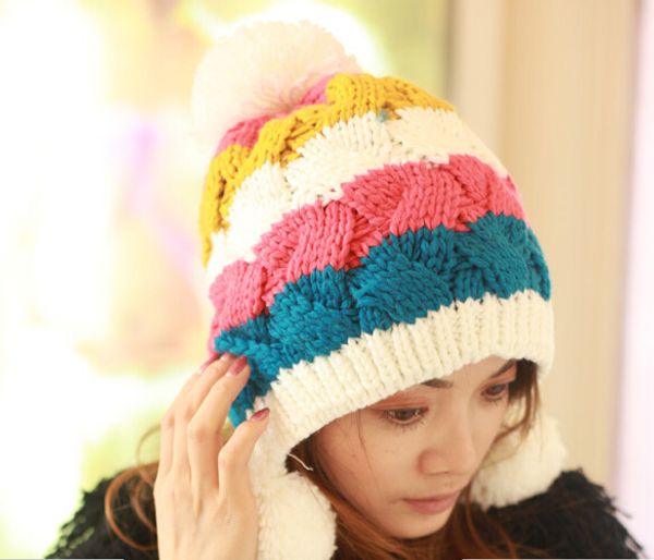 bomhcs koren fashion autumn winter sweet women's knitted hat 100% handmade knitted hat
bomhcs koren fashion autumn winter sweet women's knitted hat 100% handmade knitted hat
